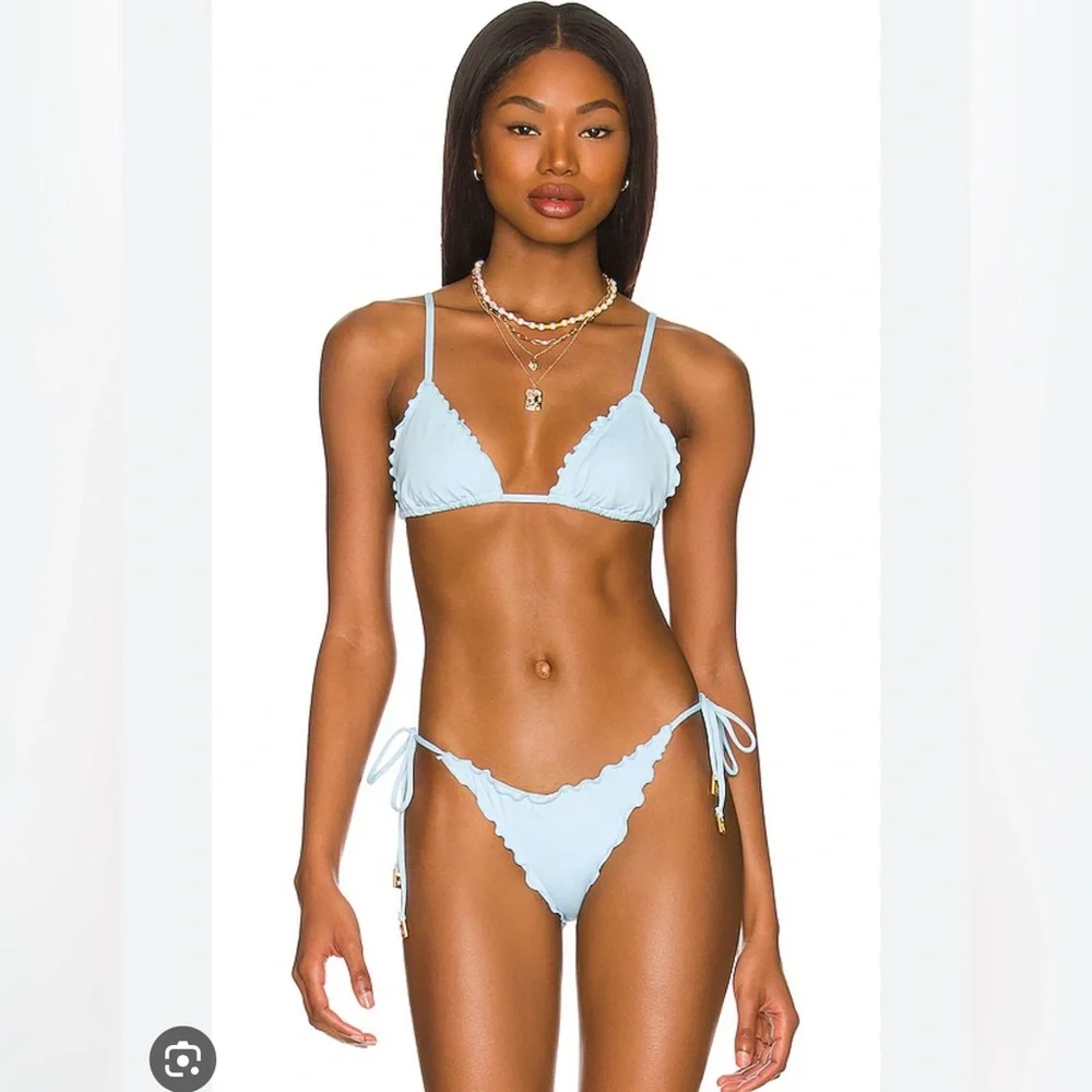 L*Space Maggie Ruffle Bikini Top & Roger Ruffle Bikini Bottom - Picture 1 of 6